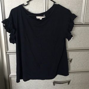 Loft ruffle short sleeve